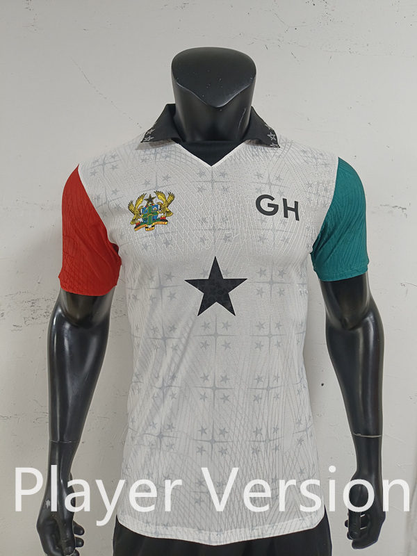 26-27 Player Special Version Ghana White Thailand Soccer Jersey AAA-0871