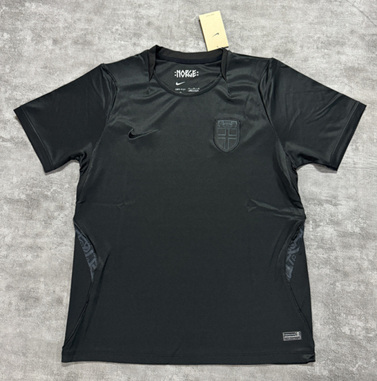(S-4XL) 2026 World Cup Norway Away Black Thailand Soccer Jersey AAA-4506