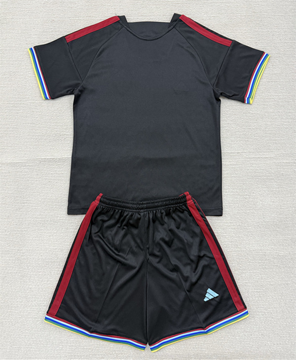 26-27 Colorado Rapids Home Black Kids/Youth Soccer Uniform-AY