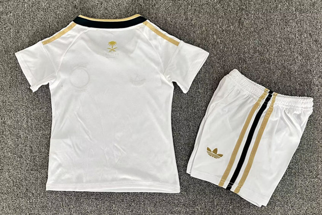 26-27 Saudi Arabia Home Green Kids/Youth Soccer Unifrom-7809