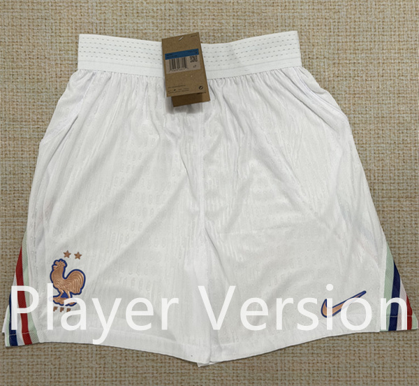 Player Version 26-27 France Home White Thailand Soccer Shorts-5929