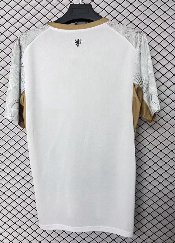 (S-4XL) 26-27 Czech Republic Away White Thailand Soccer Jersey AAA-2044