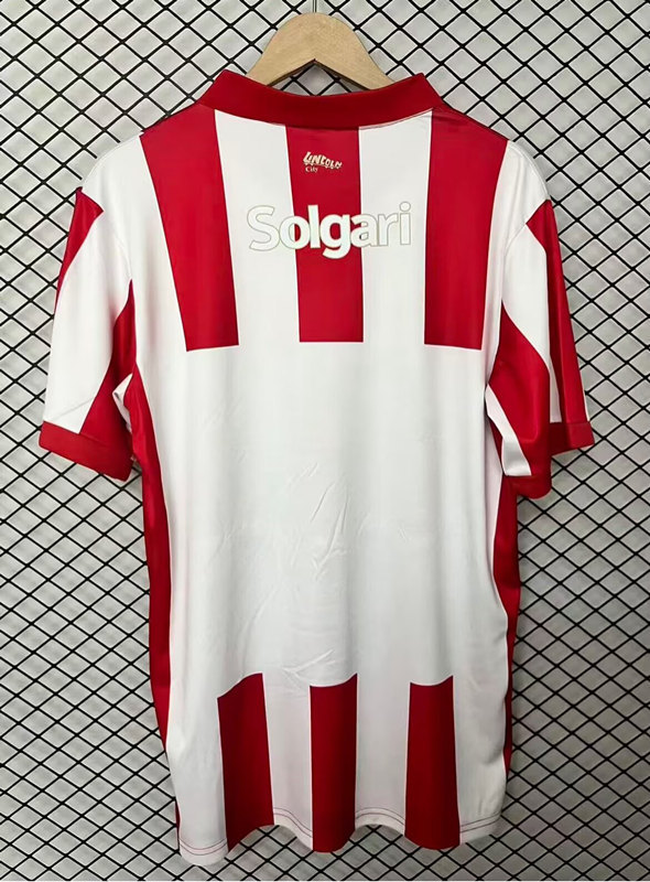 26-27 Lincoln City Home Red&White Striped Thailand Soccer Jersey AAA-2044