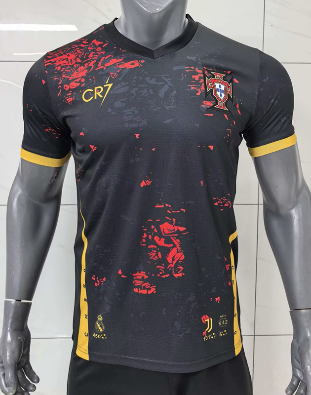 26-27 Special Version Portugal Black Thailand Soccer Jersey AAA-9809