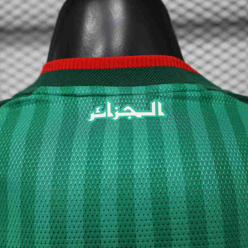Player Version 26-27 Algeria Away Green Thailand Soccer Jersey AAA-888