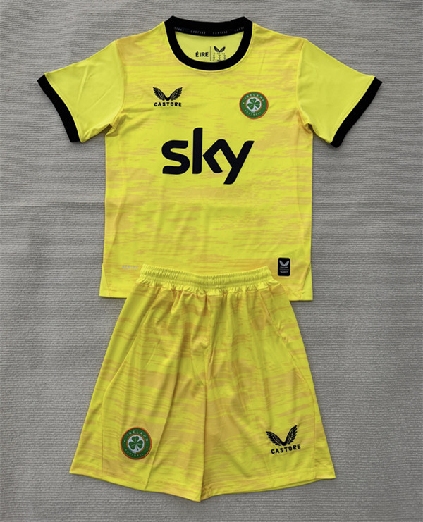 26-27 Ireland Goalkeeper Yellow Soccer Uniform-AY