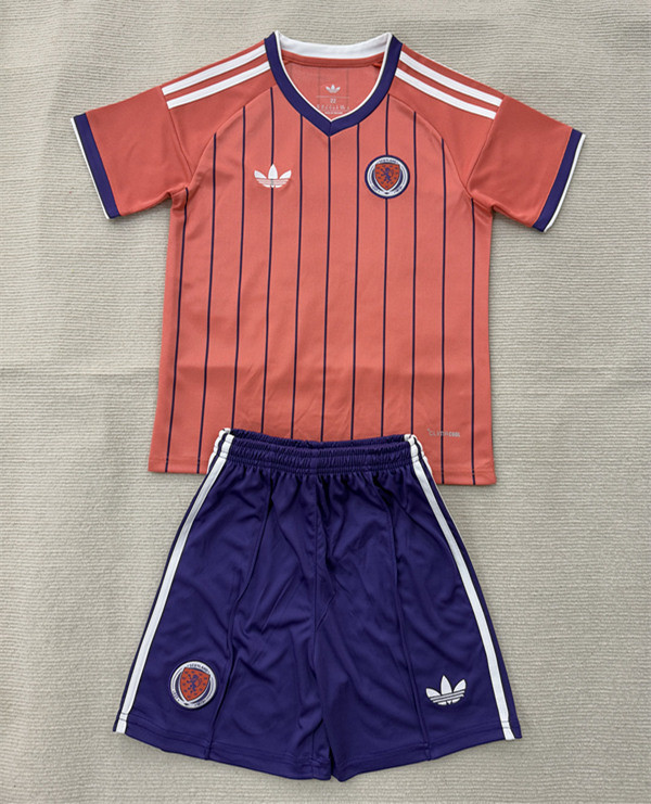 26-27 Scotland Away Pink Soccer Uniform-AY