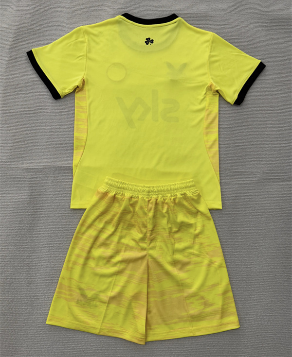 26-27 Ireland Goalkeeper Yellow Kids/Youth Soccer Uniform-AY