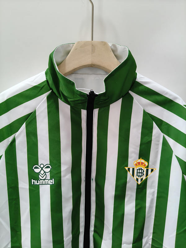 25-26 Real Betis Black&Green Double-sided Thailand Soccer Trench Coat -0225