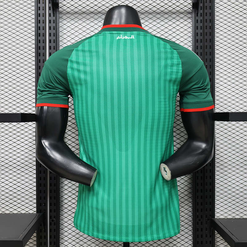 Player Version 26-27 Algeria Away Green Thailand Soccer Jersey AAA-888