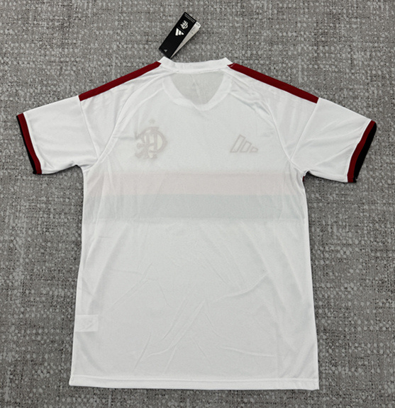 (S-4XL) 26-27 Flamengo Away White Thailand Soccer Jersey AAA-4506