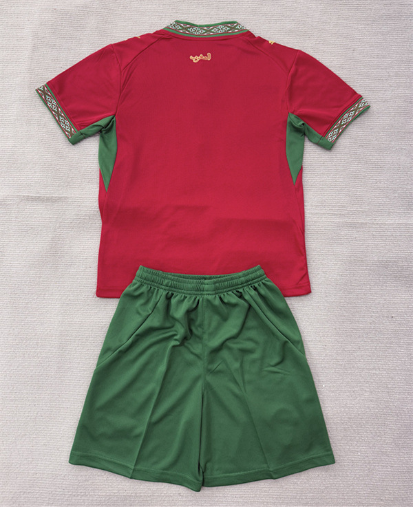 26-27 Morocco Home Red Soccer Uniform-AY