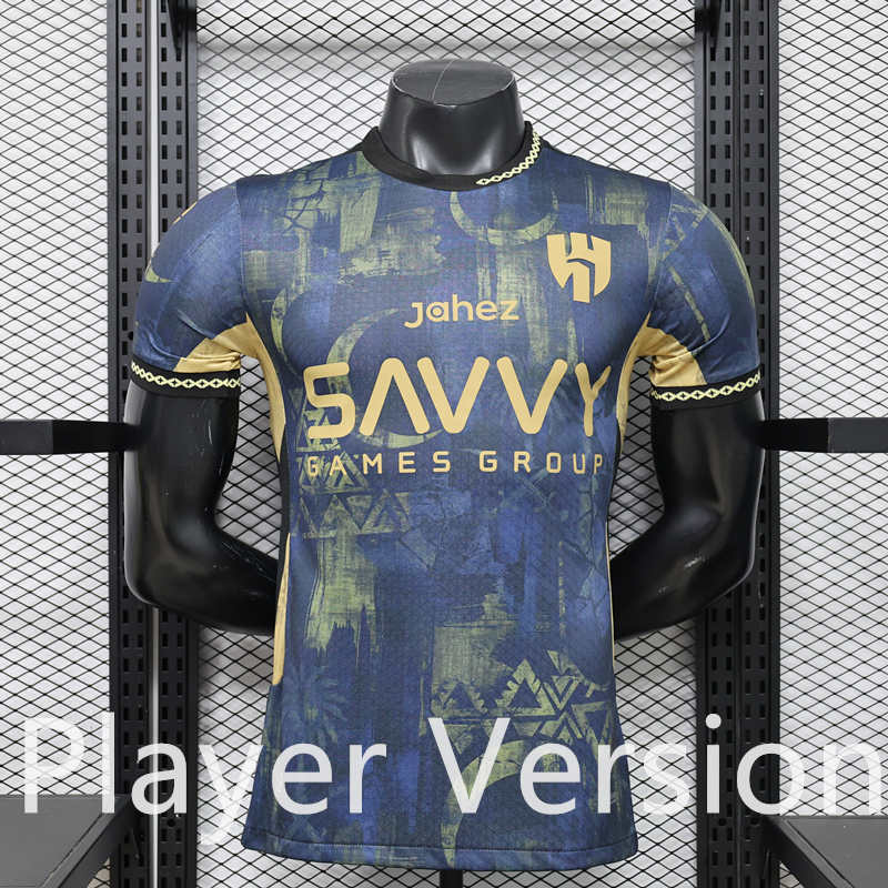 Player Special Version 26-27 Al Hilal SFC Blue Thailand Soccer Jersey AAA-888