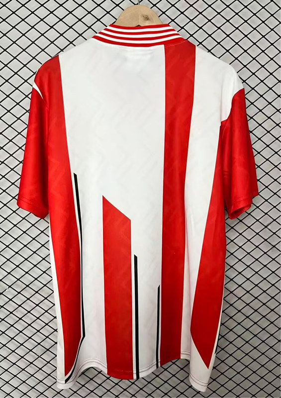 (S-4XL) Retro Version 1993 Southampton Home Red&White Thailand Soccer Jersey AAA-2044