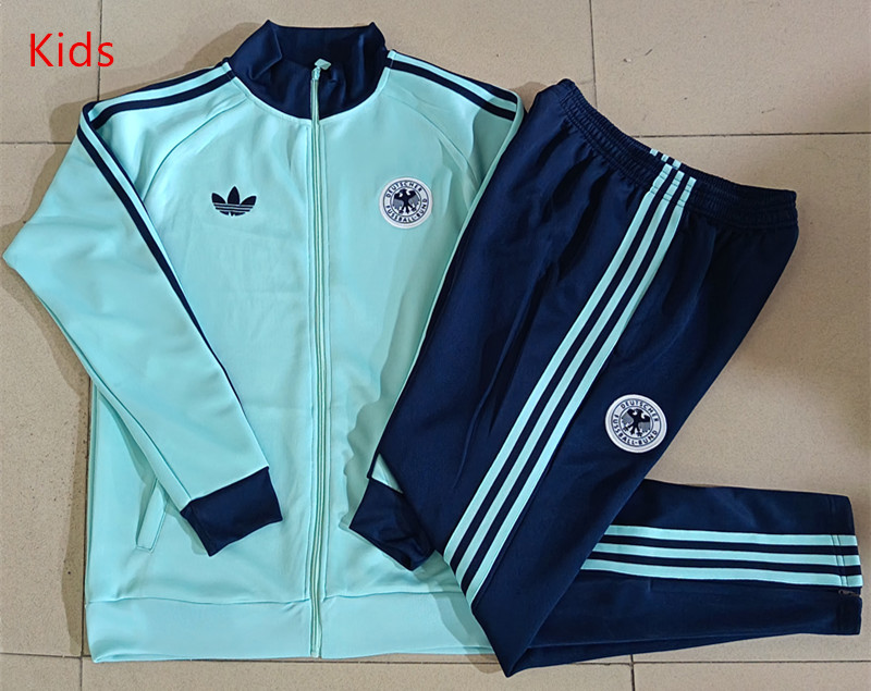 26-27 Germany Light Green Kids/Youth Soccer Jacket Uniform-815