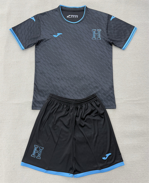 26-27 Honduras Third Away Black&Grey Soccer Uniform-AY