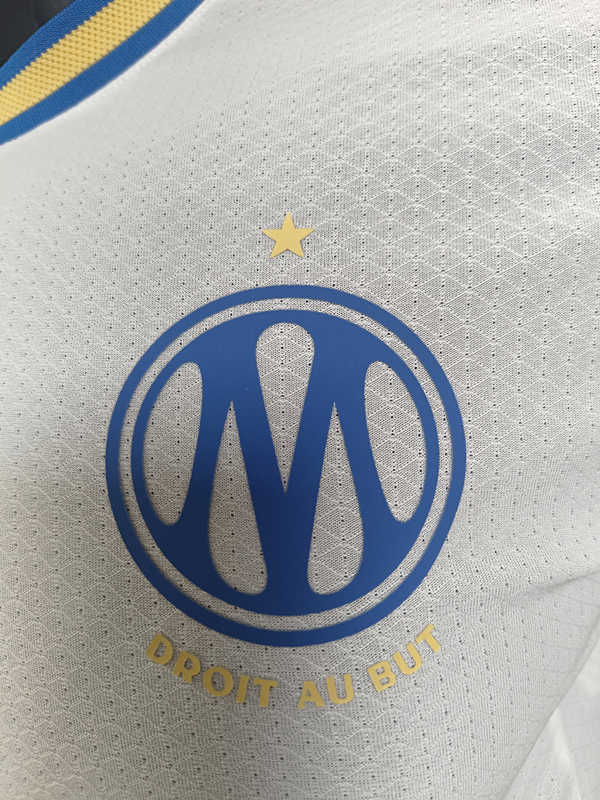 Player Version 26-27 Olympique de Marseille Home White Thailand Soccer Jersey AAA-0871