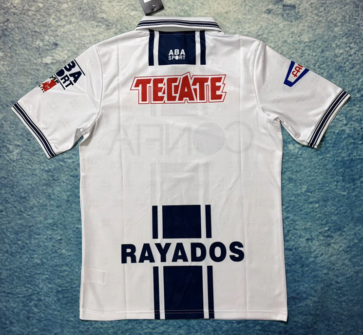 Retro Version 97-98 Monterrey Away White Thailand Soccer Jersey AAA-6590