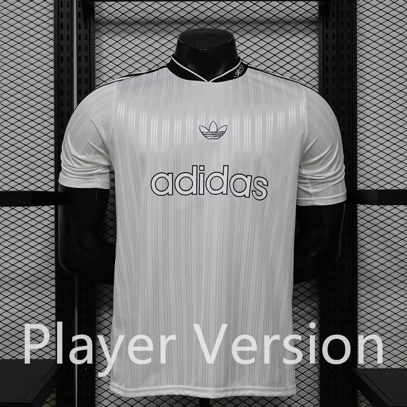 Player Casual Version Adidas White Thailand Soccer Jersey AAA-888