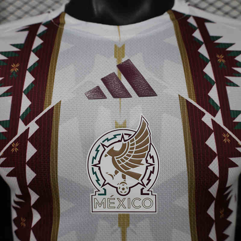 26-27 Player Special Version Mexico White Thailand Soccer Jersey AAA-888