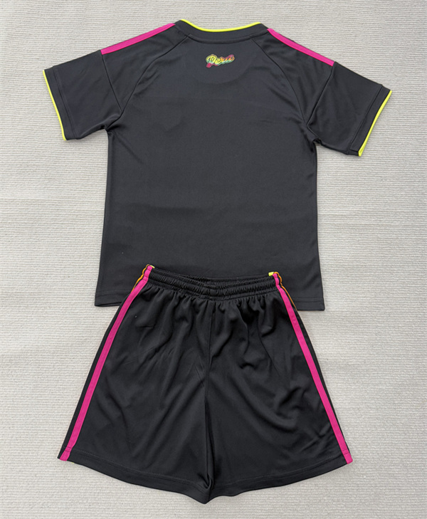 26-27 Peru Away Black Soccer Uniform-AY