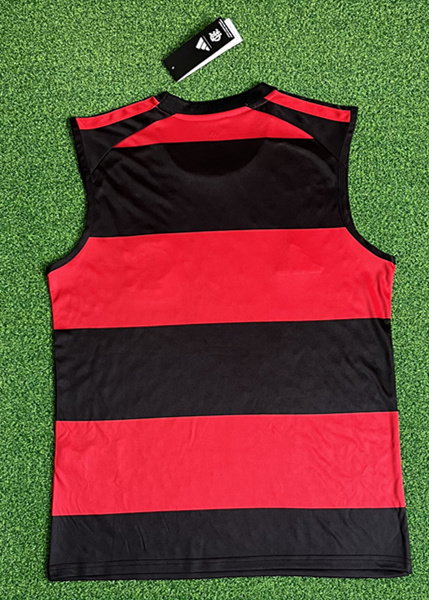 (S-4XL) 26-27 Flamengo Home Red&Black Thailand Soccer Vest Jersey AAA-403