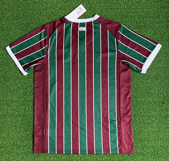 (S-4XL) 26-27 Fluminense de Feira Home Red&Green Thailand Soccer Jersey AAA-403