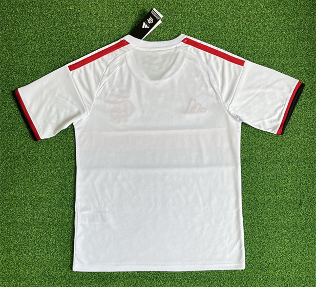 (S-4XL) 26-27 Flamengo Away White Thailand Soccer Jersey AAA-403