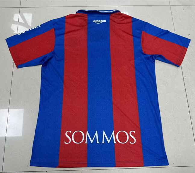 (S-4XL)26-27 Retro Version Huesca Red&Blue Thailand Soccer Jersey AAA-2044