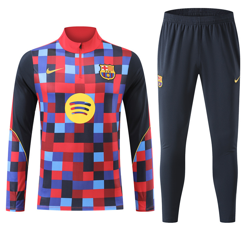26-27 Barcelona Blue&Red Soccer Tracksuit -GDP