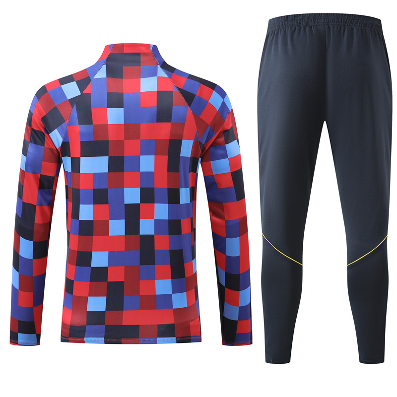 26-27 Barcelona Blue&Red Soccer Tracksuit -GDP