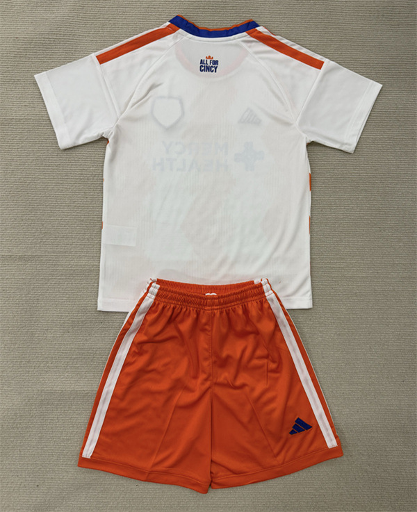 26-27 FC Cincinnati White&Orange Soccer Uniform-AY
