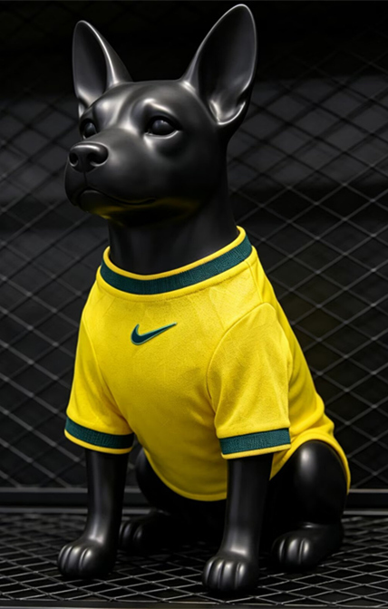 26-27 Brazil Yellow Pet Jersey - 3596
