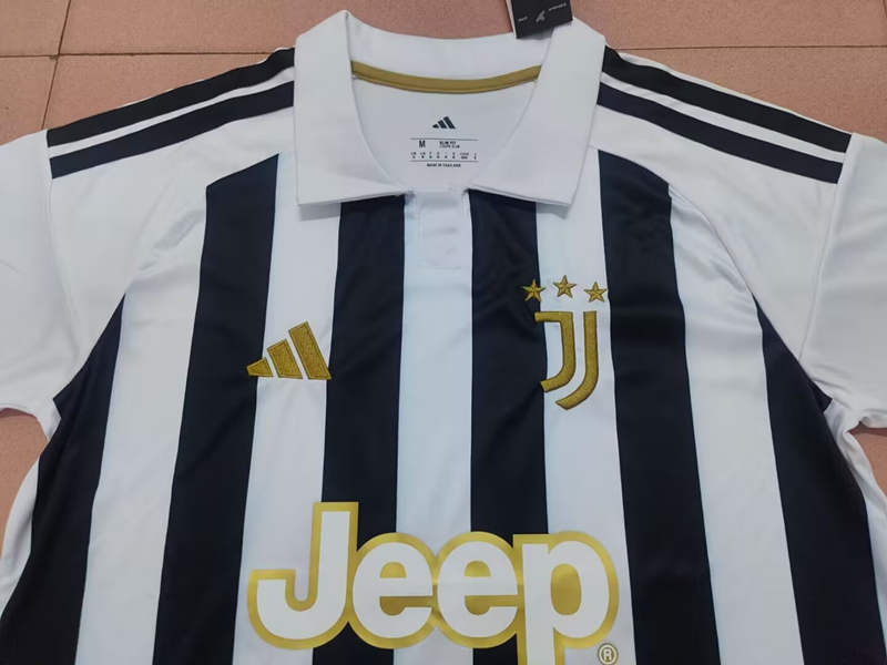 26-27 Juventus Home Black&White Soccer Uniform-718