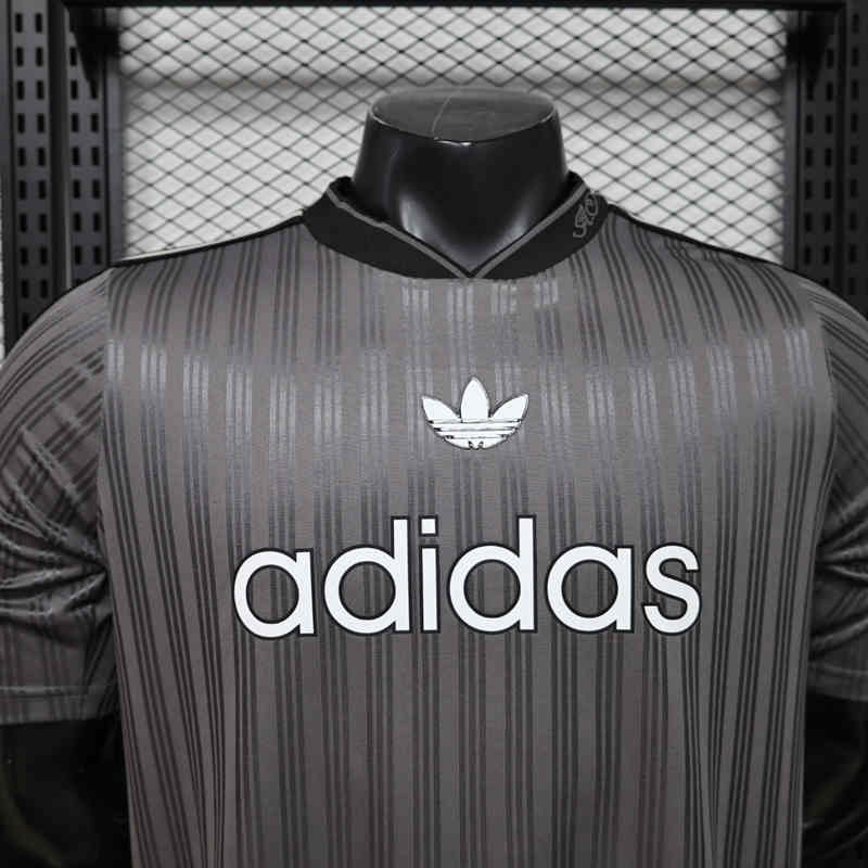 (S-3XL) Player Version 26-27 Casual Adi&Oasis Gray Thailand Soccer Jersey AAA-888