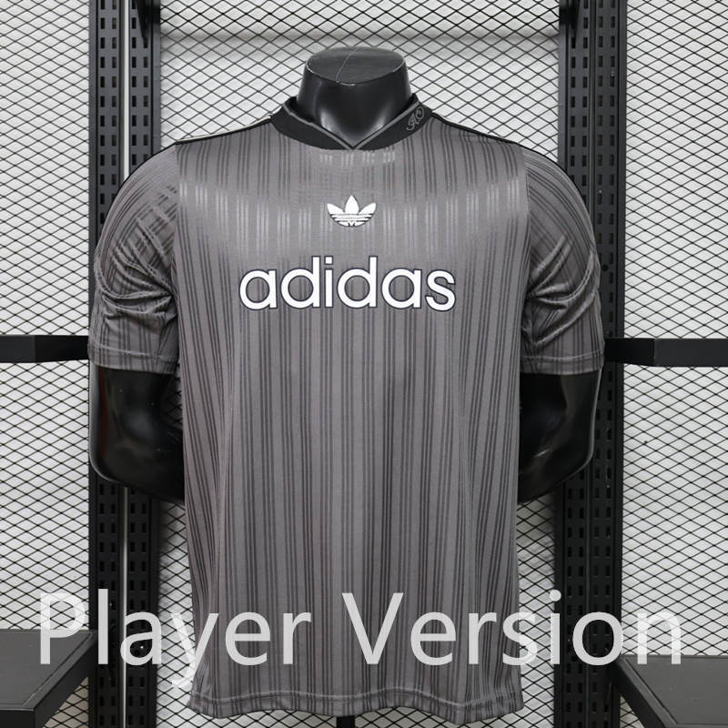 (S-3XL) Player Version 26-27 Casual Adi&Oasis Gray Thailand Soccer Jersey AAA-888