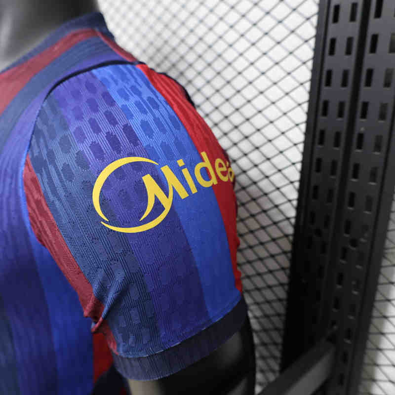 (S-3XL) 26-27 Barcelona Home Red&BlueThailand Soccer Jersey AAA-888
