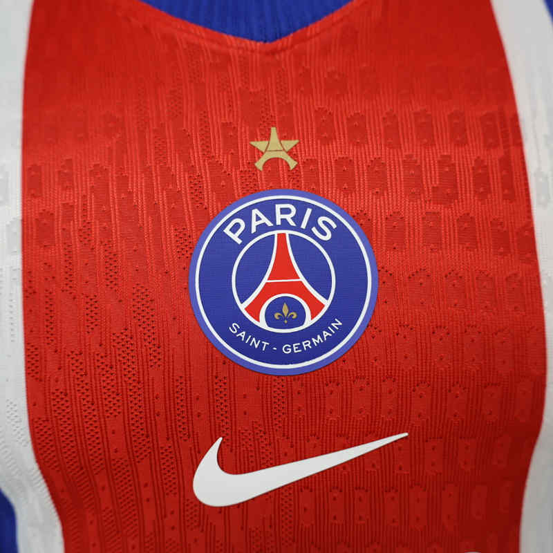(S-3XL) Player Version 26-27 Paris With stars Home Red&Blue Thailand Soccer Jersey AAA-888