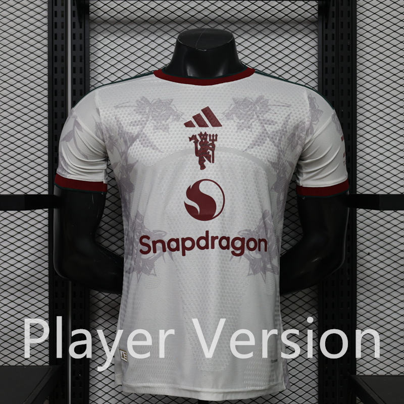 Player Special Version 26-27 Manchester United White Soccer Jersey-888