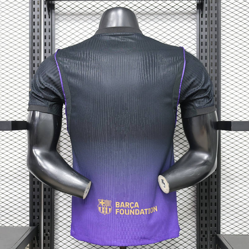 Player Version 26-27 Barcelona Away Black&Purple Thailand Soccer Jersey AAA-888