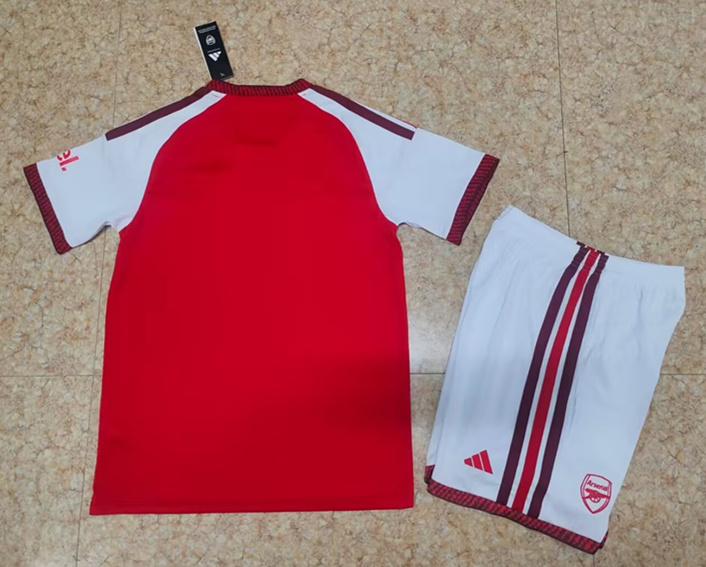 26-27 Arsenal Home Red Soccer Uniform-718