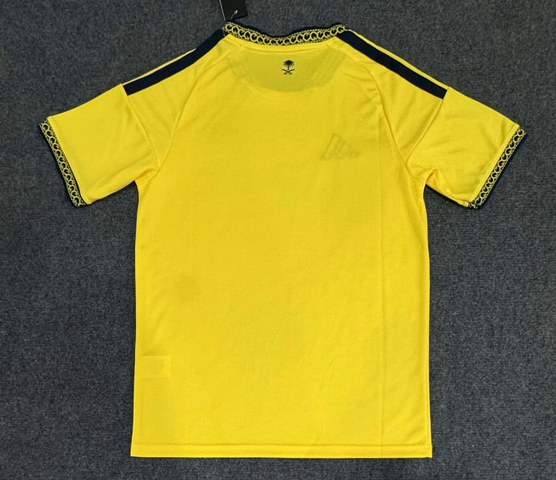 (S-4XL)26-27 Al-Nassr FC Home Yellow Thailand Soccer Jersey  AAA-2483