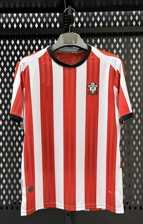 26-27 Southampton Home Red&White Stripes Thailand Soccer Jersey AAA-2483