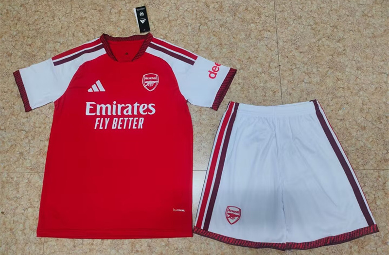 26-27 Arsenal Home Red Soccer Uniform-718