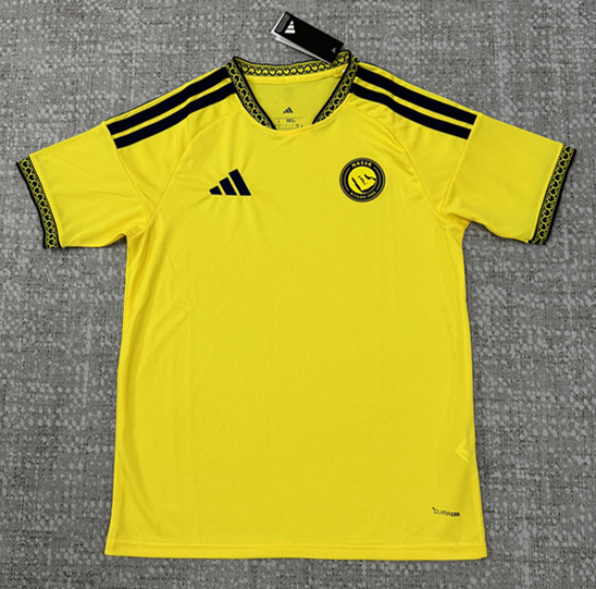 (S-4XL)26-27 Al-Nassr FC Home Yellow Thailand Soccer Jersey  AAA-4506