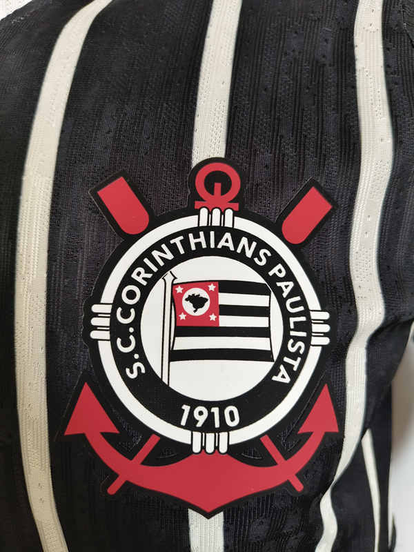 Player Version 26-27 Corinthians Away Black Thailand Soccer Jersey AAA-0871