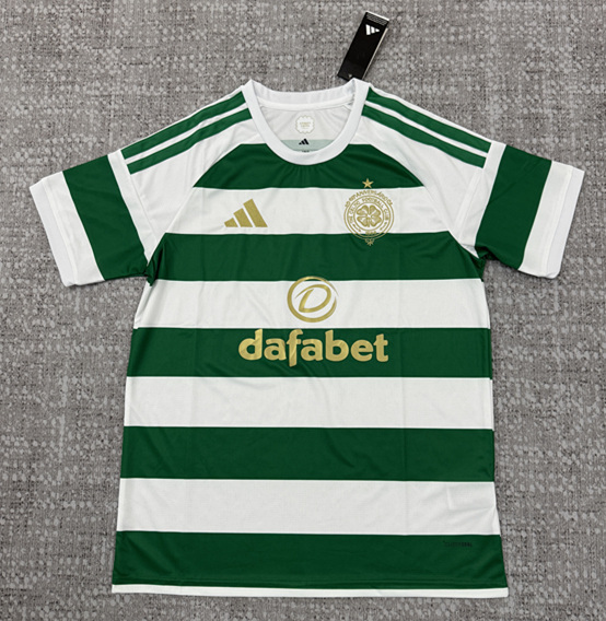 (S-4XL) 26-27 Celtic Home Green&White Thailand Soccer jersey AAA-4506