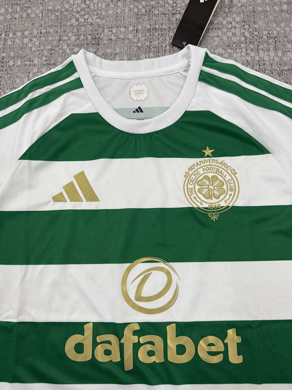 (S-4XL) 26-27 Celtic Home Green&White Thailand Soccer jersey AAA-4506