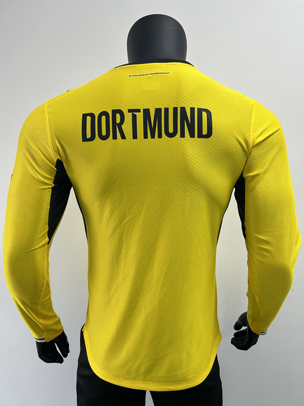 Player Version 26-27 Borussia Dortmund Home Yellow LS Thailand Soccer Jersey AAA-0871