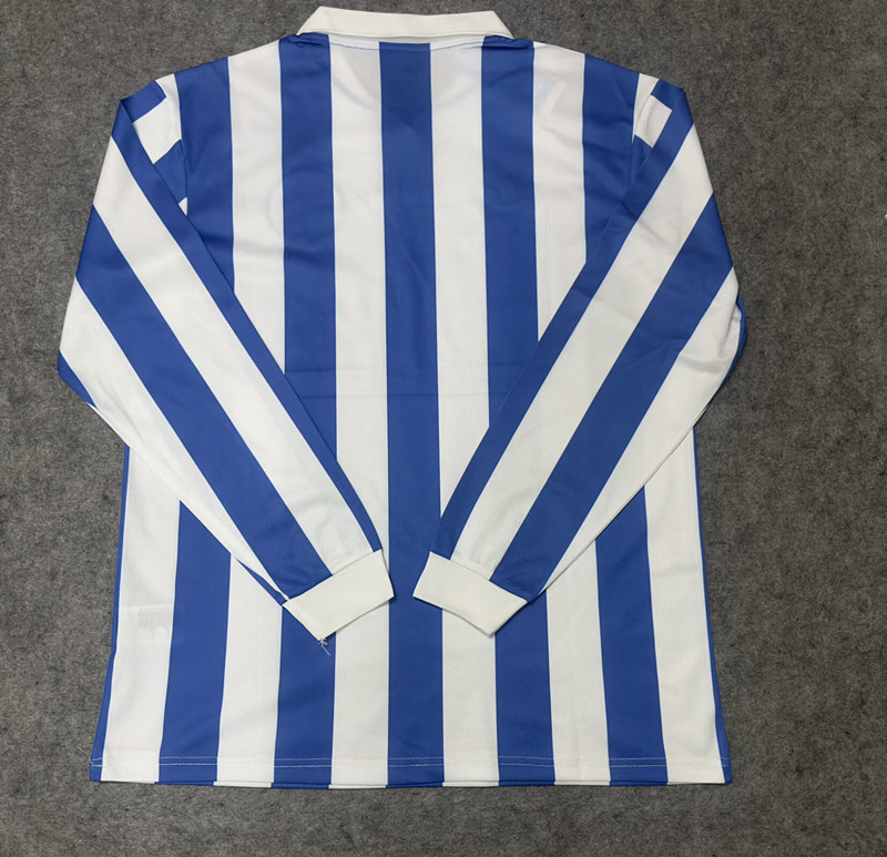 (S-4XL) 150th Anniversary Commemorate Version Copenhagen Blue&White LS Thailand Soccer Jersey AAA-9527